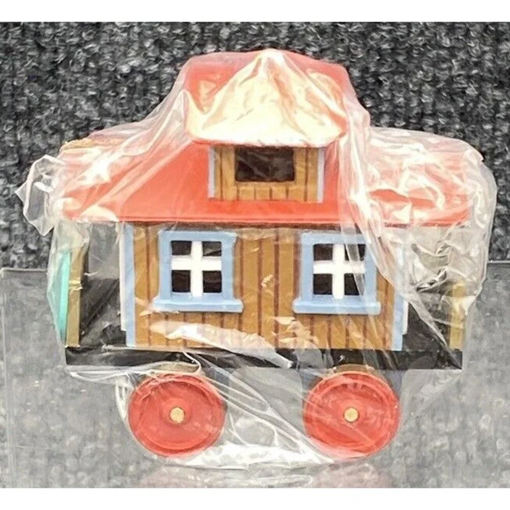 Lot of 2 Vintage 1989 Hallmark Keepsake The Ornament Express Train Toy Sets NIB